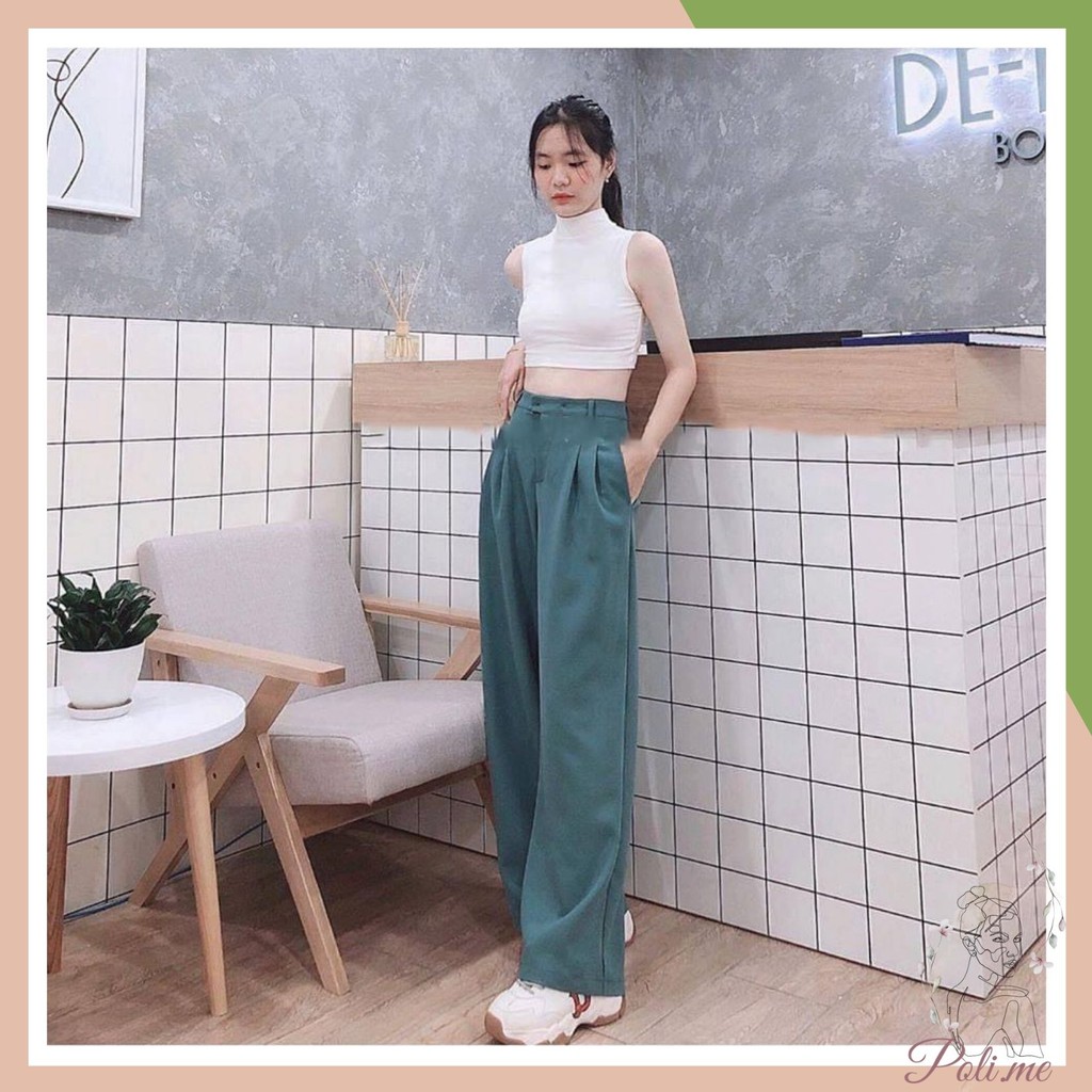 Quần CULLOTTES Ống Suông Quảng Châu Thiết Kế POLILAP nặng 350gram dài 100cm | BigBuy360 - bigbuy360.vn