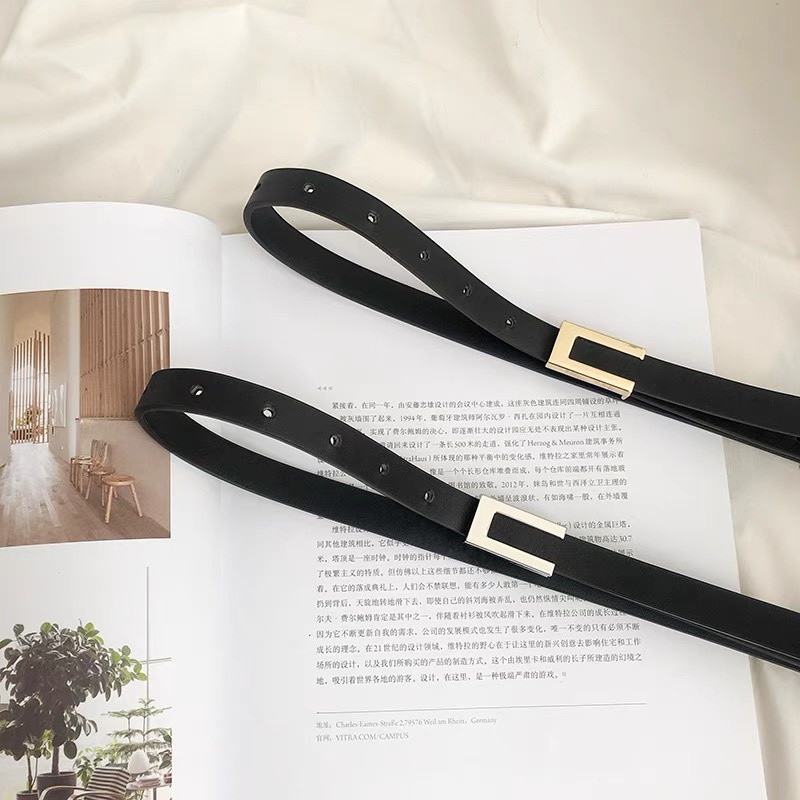 Thắt lưng váy đơn giản thắt váy áo sơ mi Phụ kiện thắt lưng có đục lỗ cho nàng