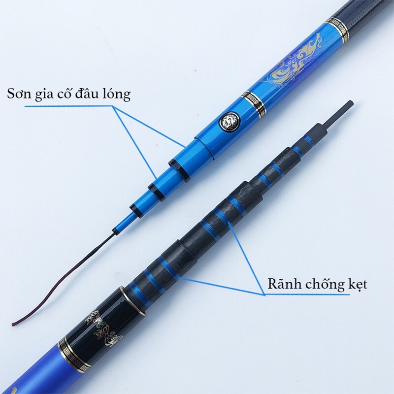 Cần cau tay Đao Ngọc 5H28 tặng kèm ngọn phụ