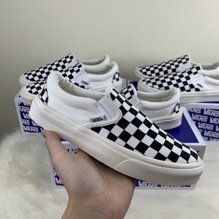 giày VAN CARO trắng đen