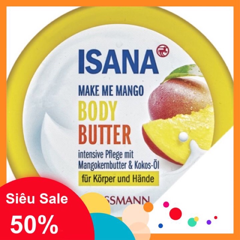Kem Dưỡng Body Isana Đức