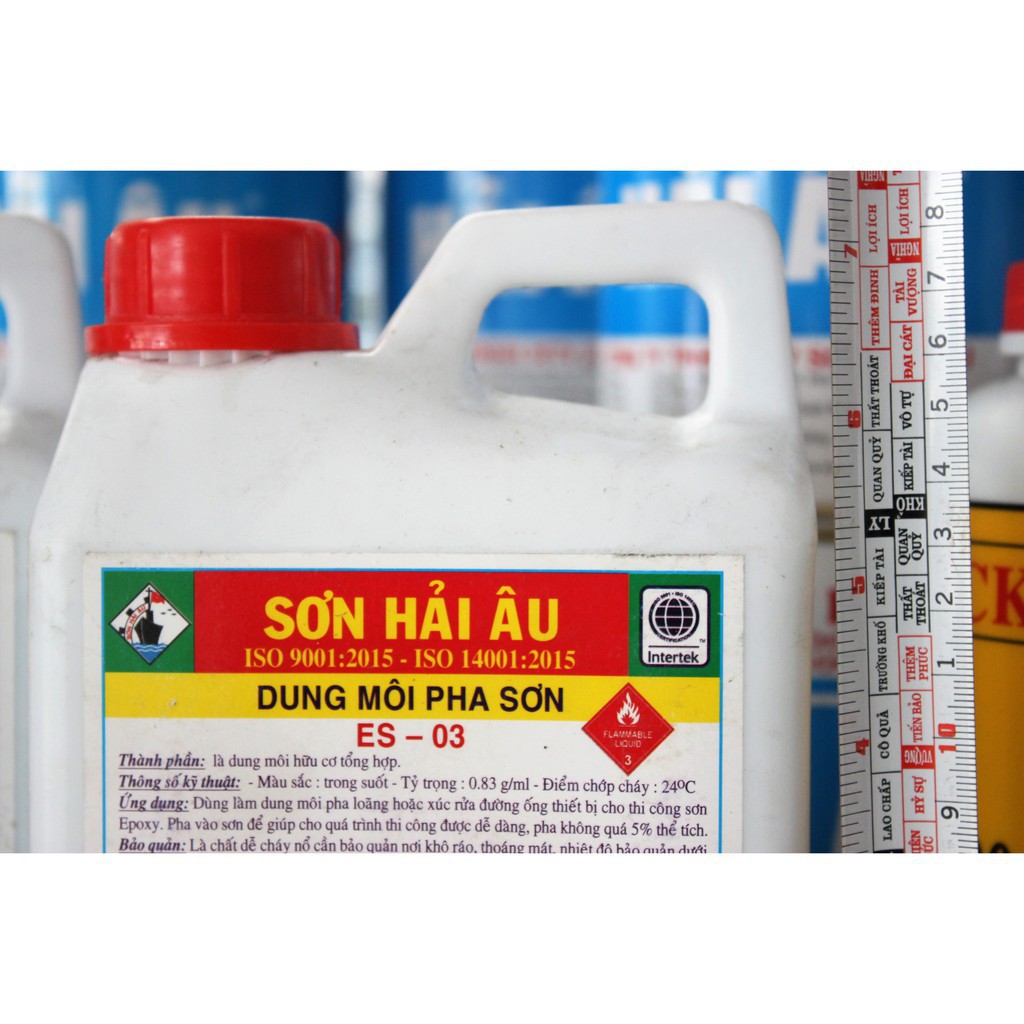 [Giá hủy diệt] Sơn kẽm Hải Âu Epoxy Màu xám đậm EP3750 (1L) sơn mạ kẽm 2 thành phần