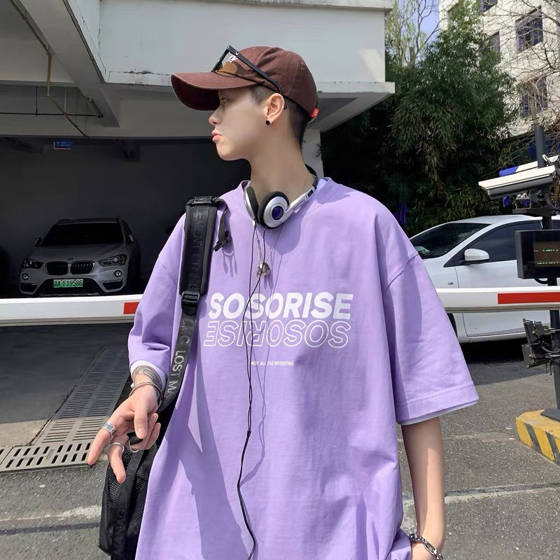 Áo phông tay lỡ form rộng nam nữ unisex chất áo mềm mịn AT501