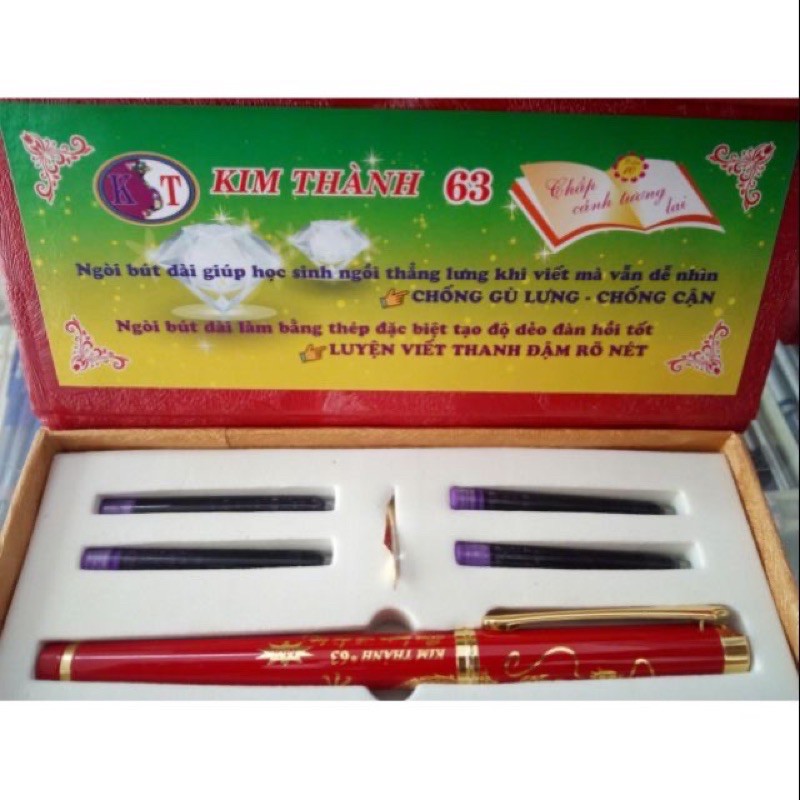 Bút máy luyện chữ đẹp Kim Thành 63.
