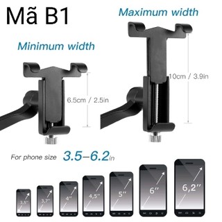 Kẹp xe máy inox 3 cạnh B1
