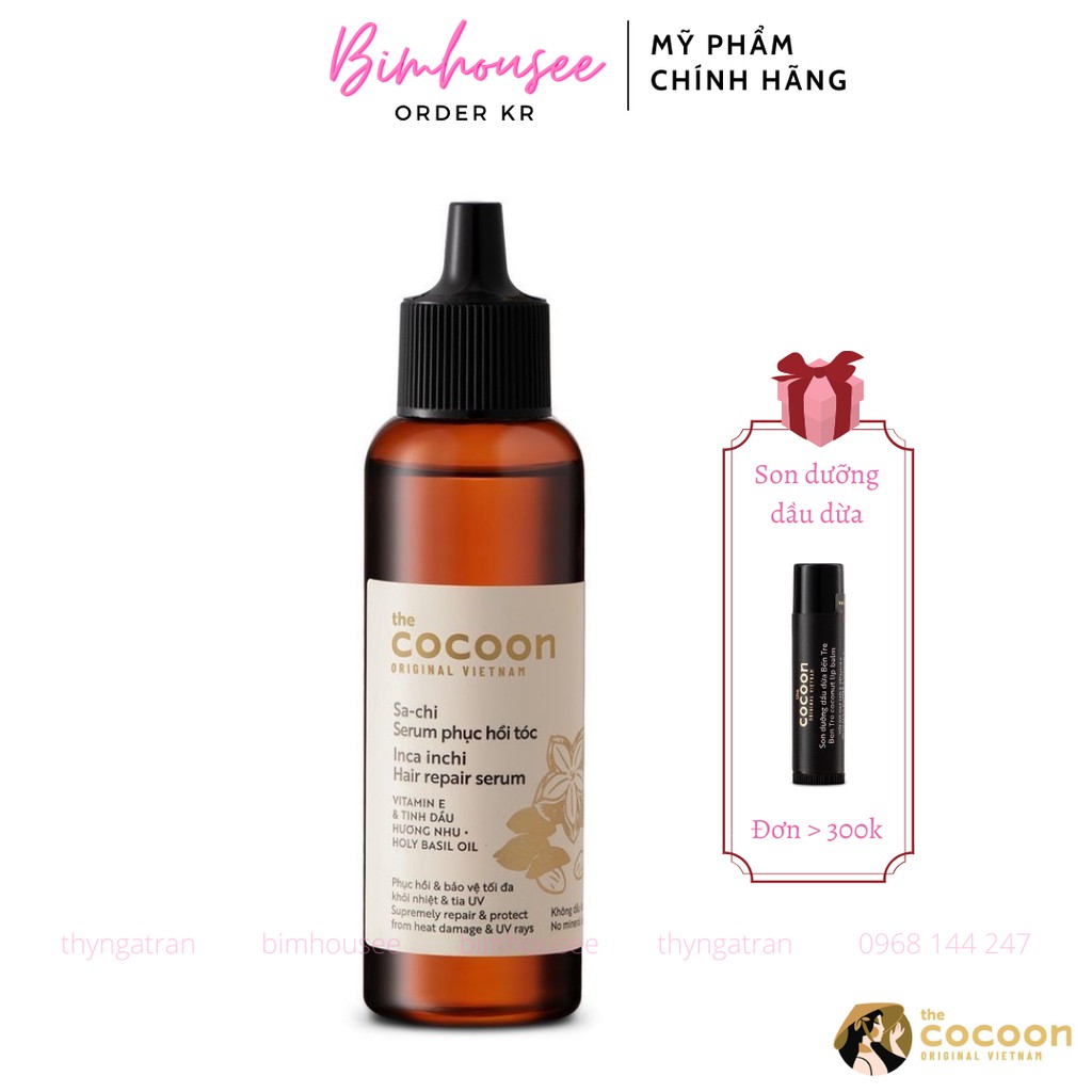 Serum Sa-chi Phục Hồi Tóc Cocoon 70ml