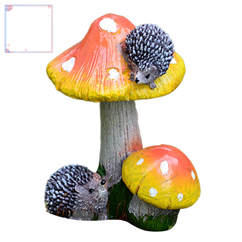 Mô Hình Cây Nấm Trang Trí Tiểu Cảnh Sân Vườn