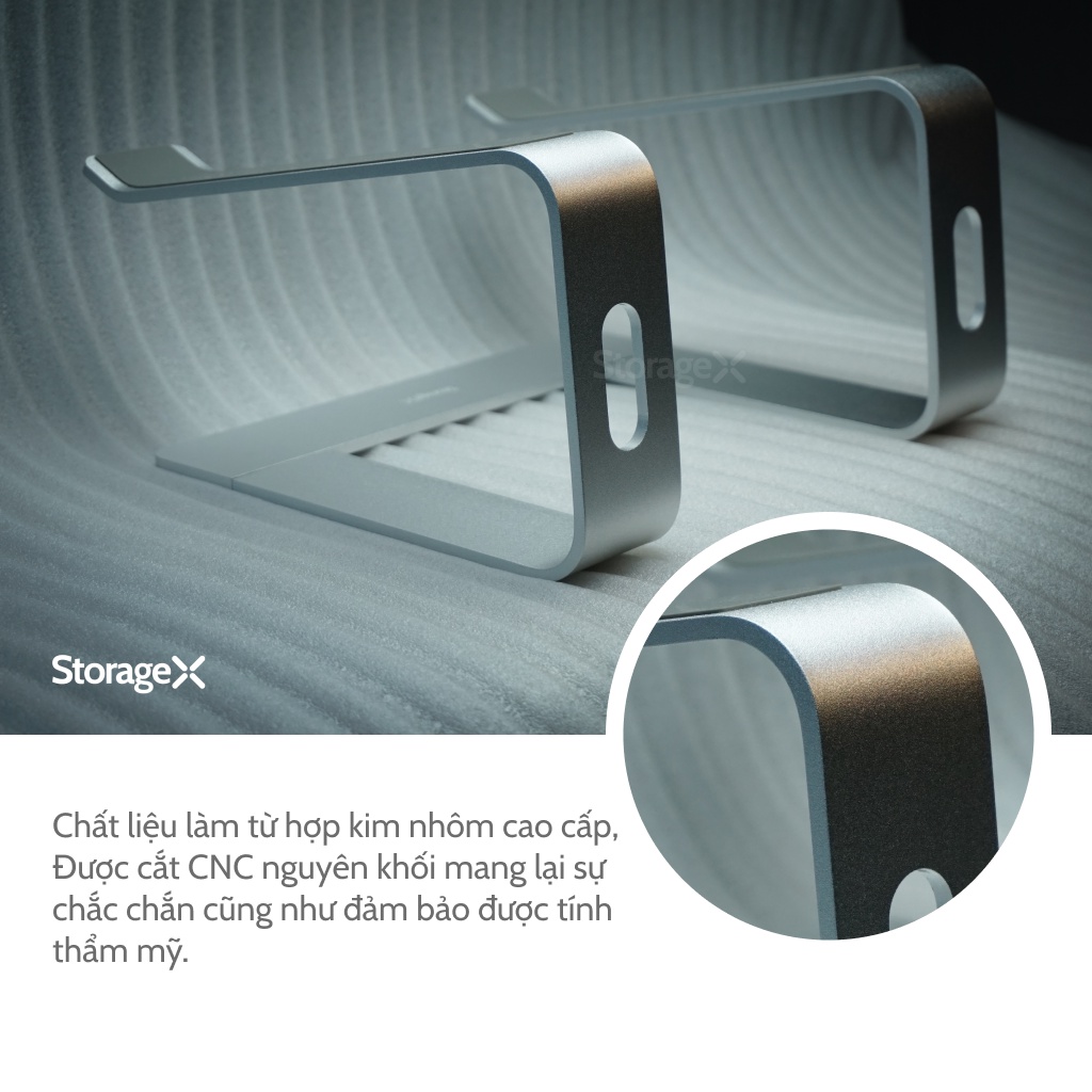 Giá đỡ laptop stand nhôm hỗ trợ tản nhiệt XStand dành cho Macbook/ Ultrabook 12 inch - 15.6 inch - HCM | BigBuy360 - bigbuy360.vn