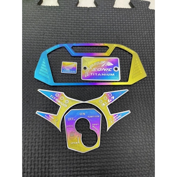 Tem dán mặt đồng hồ satria , raider , vario 2018 sonic ex155 miếng dán titanium mặt đông hồ