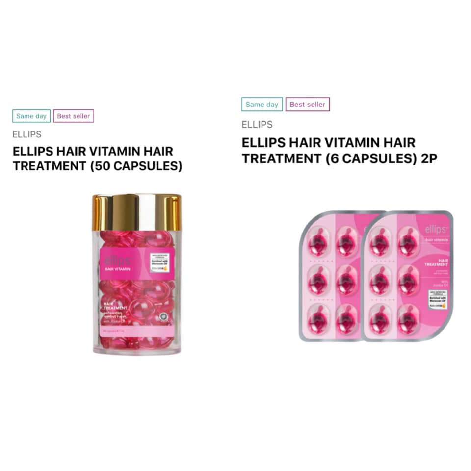 Dầu Cá Dưỡng Tóc Ellips Hair Vitamin
