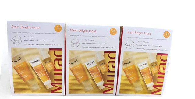 Bộ sản phẩm dưỡng da 3 món Murad Enviromental Shield.