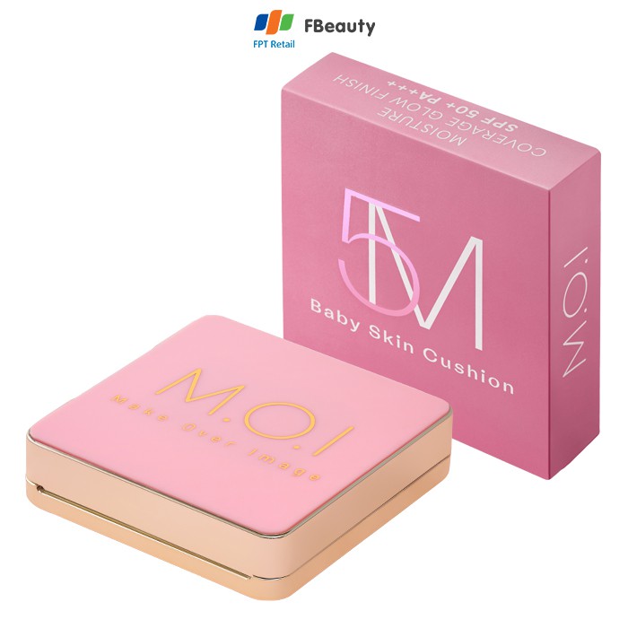 Phấn nước M.O.I 5M Baby Skin Cushion #50 7g