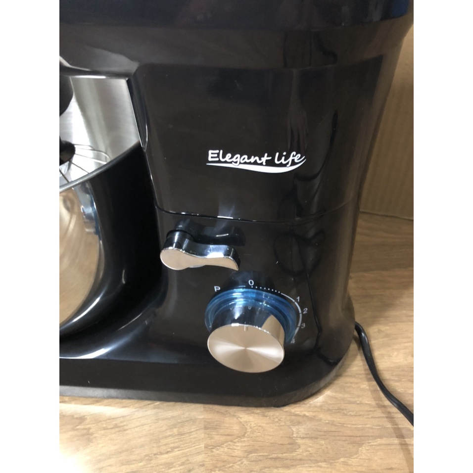 Máy  nhào bột Elegant Life 4.5L 1000W SM-1510N - Hàng chính  hãng - Trộn salad, làm chả giò, trà  bông..