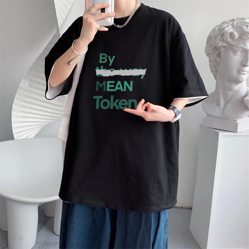 Áo Thun Tay Ngắn Dáng Rộng In Họa Tiết Hoạt Hình Phong Cách Hip Hop Hàn Quốc Thời Trang Mùa Hè Cho Nam Và Nữ size M-5XL