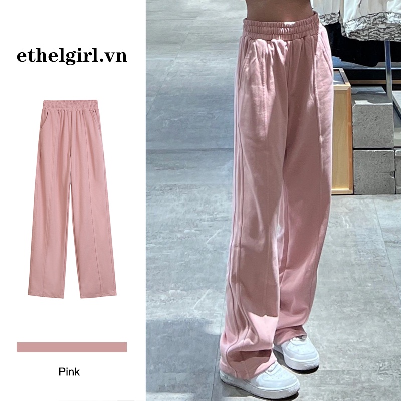 Quần ỐNg RộNg Lưng Cao ThờI Trang Cho Nữ