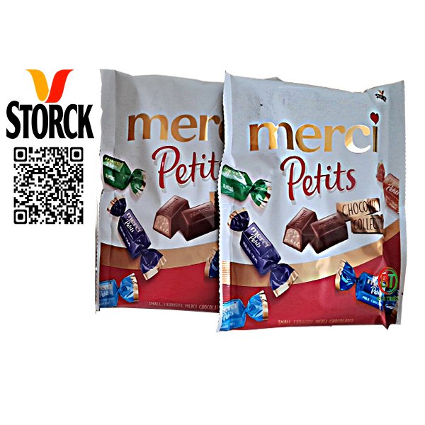 Kẹo sô cô la Merci ( Nhiều vị) gói 125g