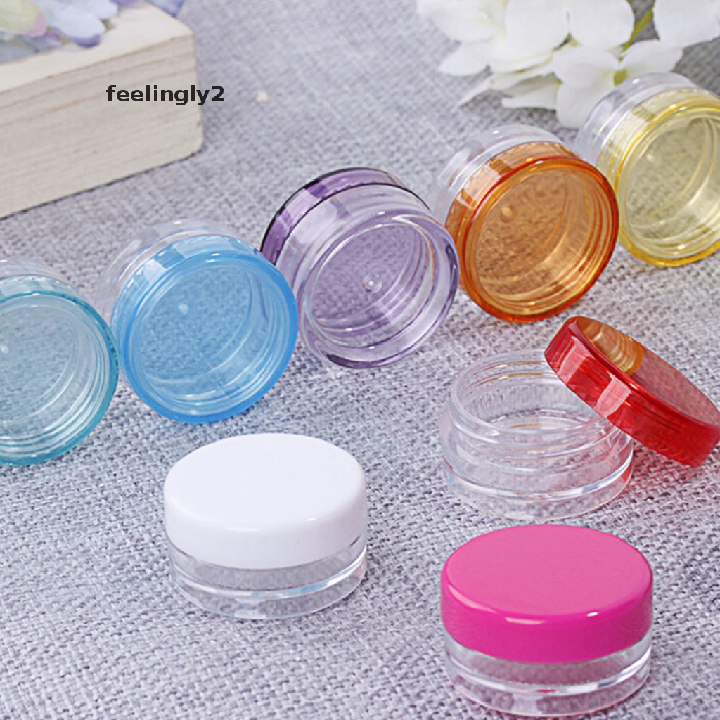 [Hàng mới về] Set 10 lọ rỗng chiết mỹ phẩm 5ml tiện lợi