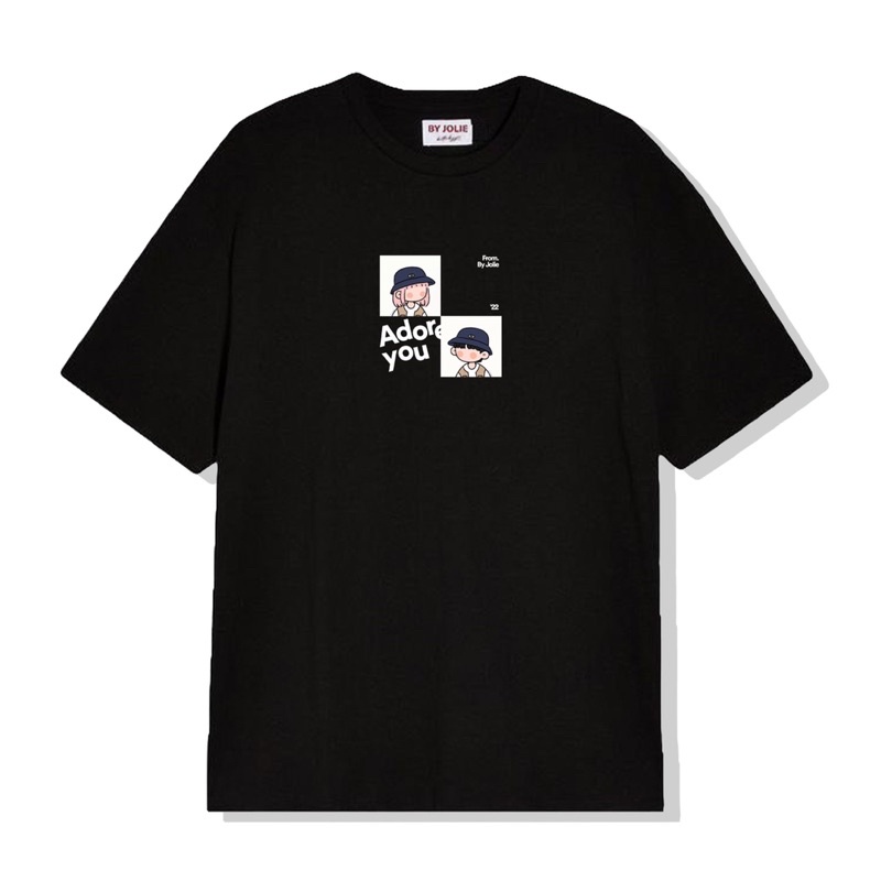 Áo phông Adore U chất cotton mềm mịn form unisex suông rộng