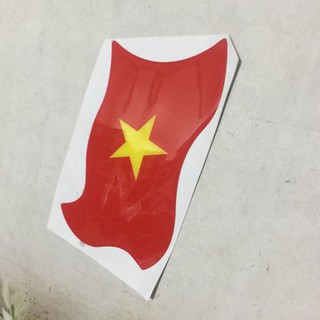 Tem, decal dán  hình cờ đỏ sao vàng