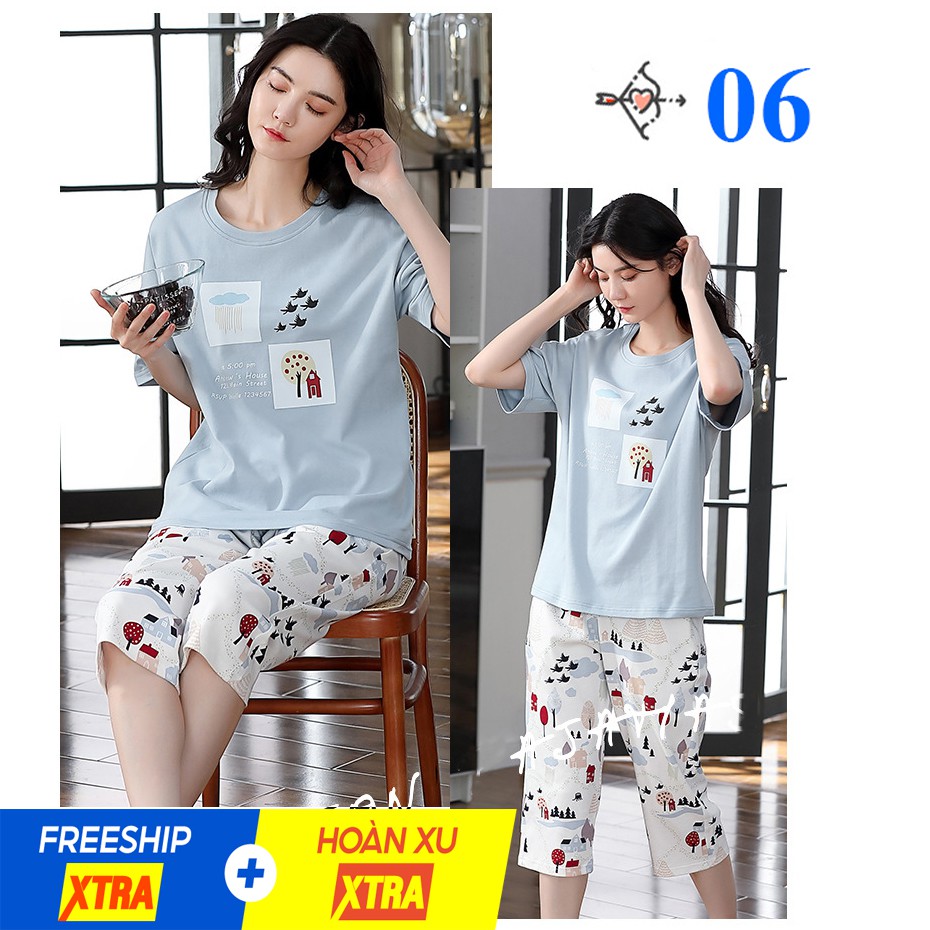 💄KÈM ẢNH VIDEO THẬT💄 Đồ Bộ Nữ Set Bộ Lửng Thun Đồ Bộ Mặc Nhà,Đồ bộ nữ cộc tay,bộ lửng, bộ mặc nhà 🌸 bộ lửng mùa hè 😉 | BigBuy360 - bigbuy360.vn