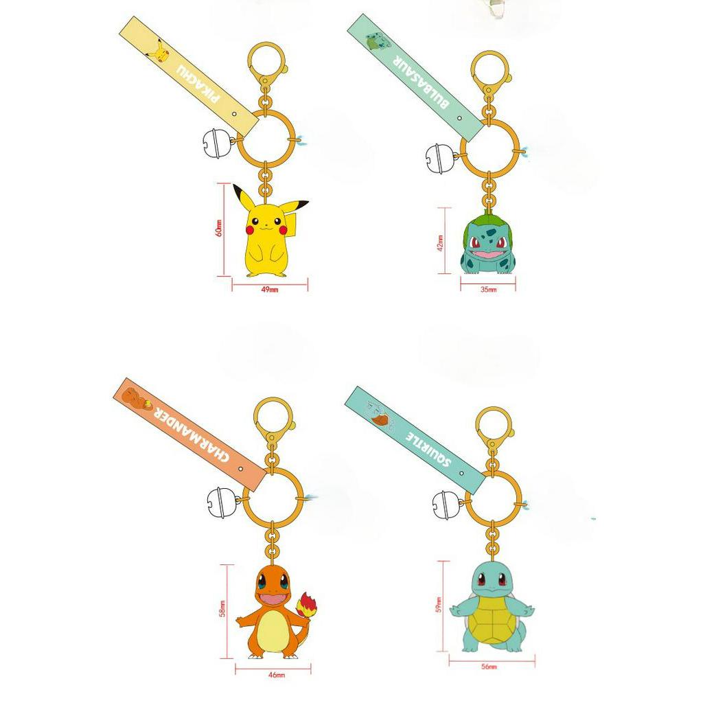 Móc Khóa Xe Hơi / Mô Hình Pikachu Pokemon Dễ Thương