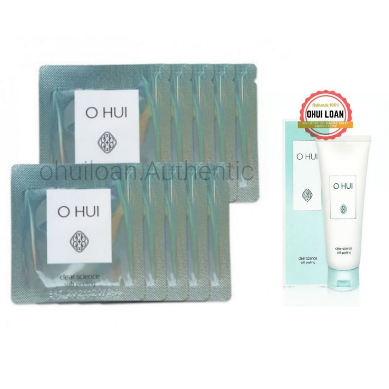 Combo 10 Gói Tẩy Da Chết OHUI Clear Science Soft Peeling