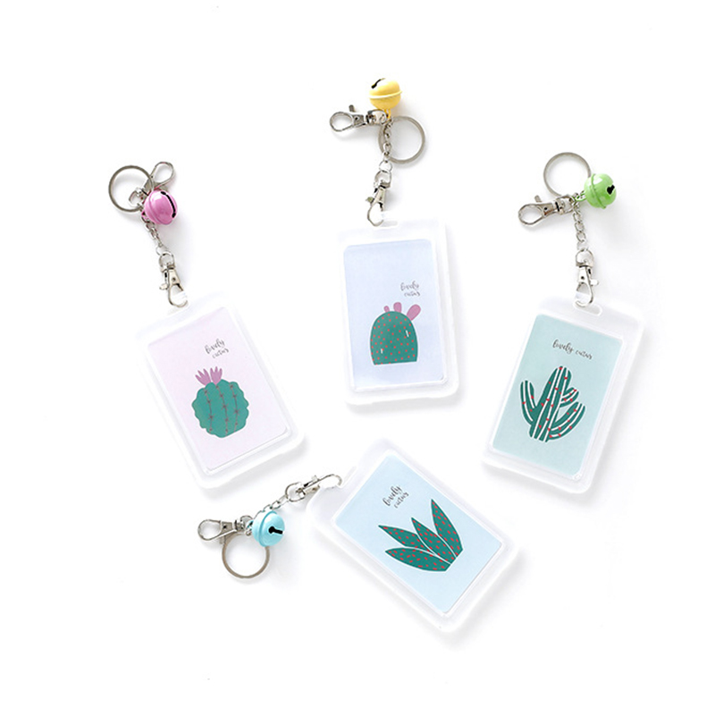 Túi đựng thẻ ID thiết kế có móc khóa dễ thương tiện dụng