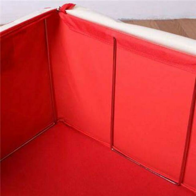 [ SIÊU KHUYẾN MẠI ] Hộp đựng đồ living box khung sắt vải dù 55L đựng đồ, chăn màn, quần áo bền đẹp và chắc chắn.