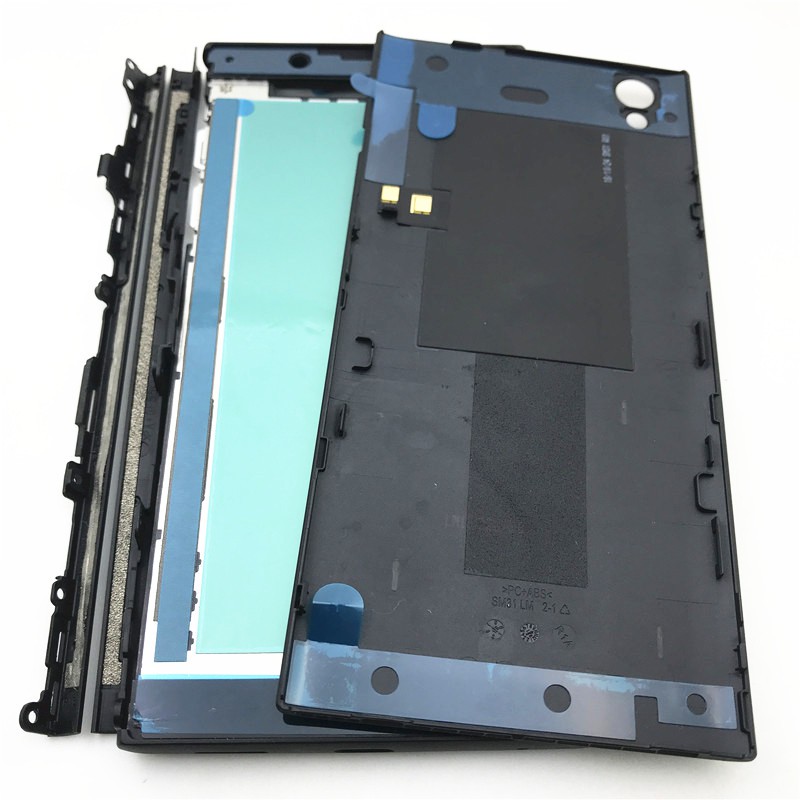 Khung viền ở giữa phía trước cho Sony Xperia L1 G3311 G3312 G3313 và sọc đường ray canh kèm nút cạnh