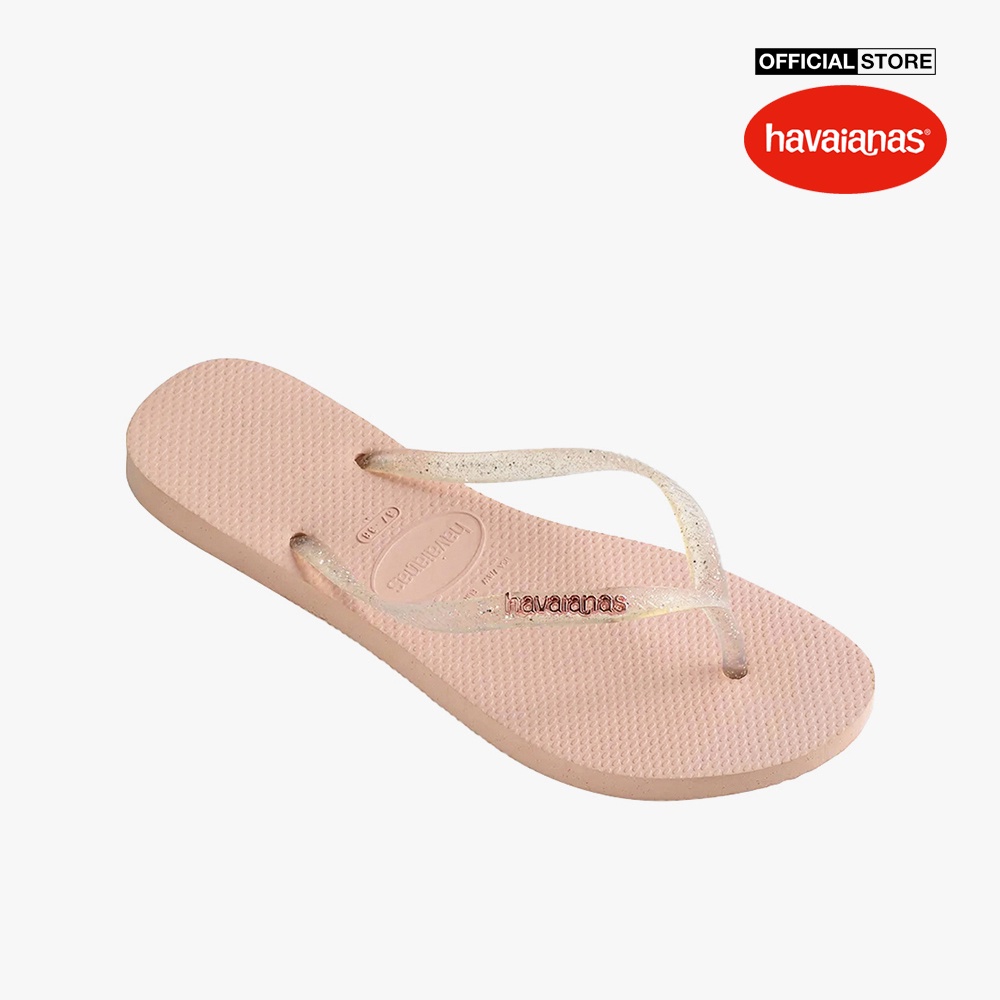 HAVAIANAS - Dép nữ Slim Logo Metallic 4119875-0076