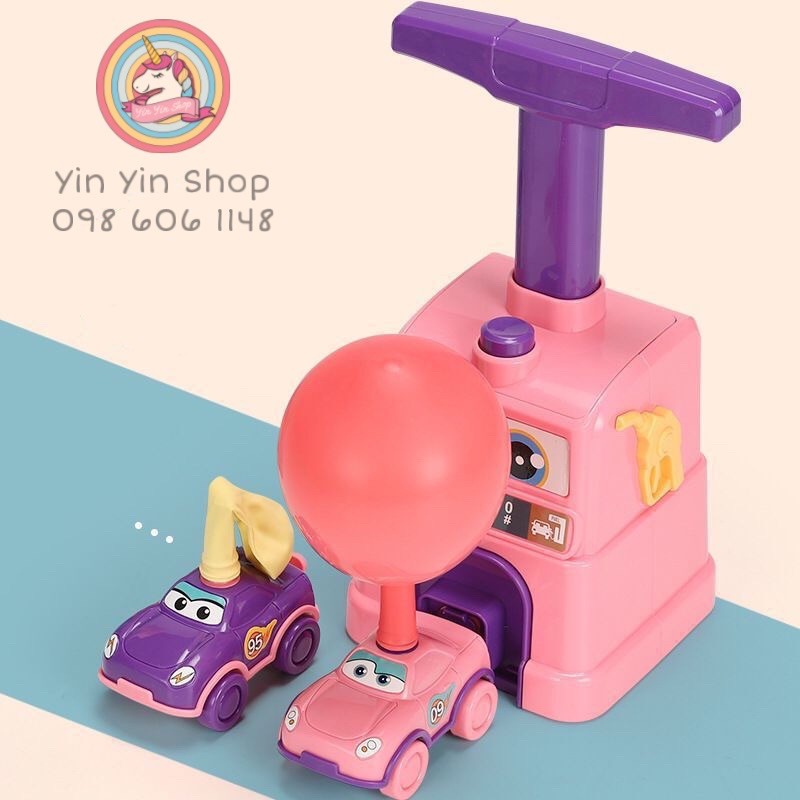 Xe bơm bong bóng cho bé