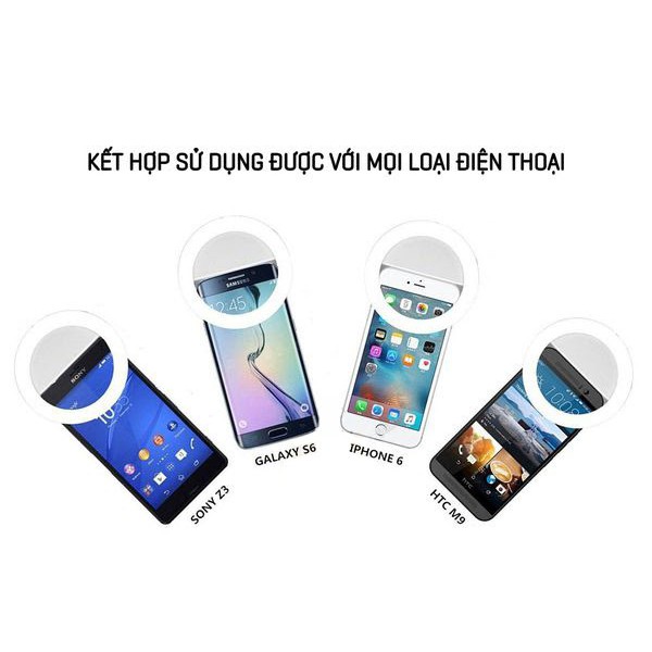 Đèn Led Kẹp Điện Thoại Hỗ Trợ Chụp Ảnh (kèm pin AAA) | BigBuy360 - bigbuy360.vn