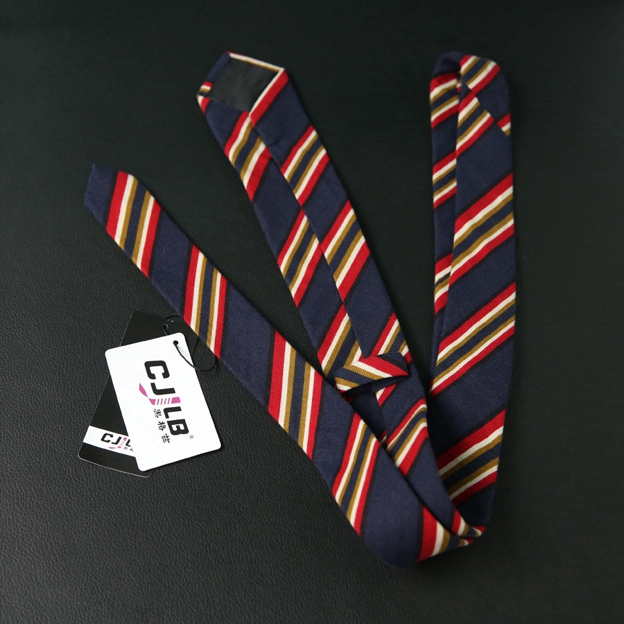 Cà vạt EFAN cotton bản rộng 6cm họa tiết kẻ sọc phong cách thanh lịch dành cho nam