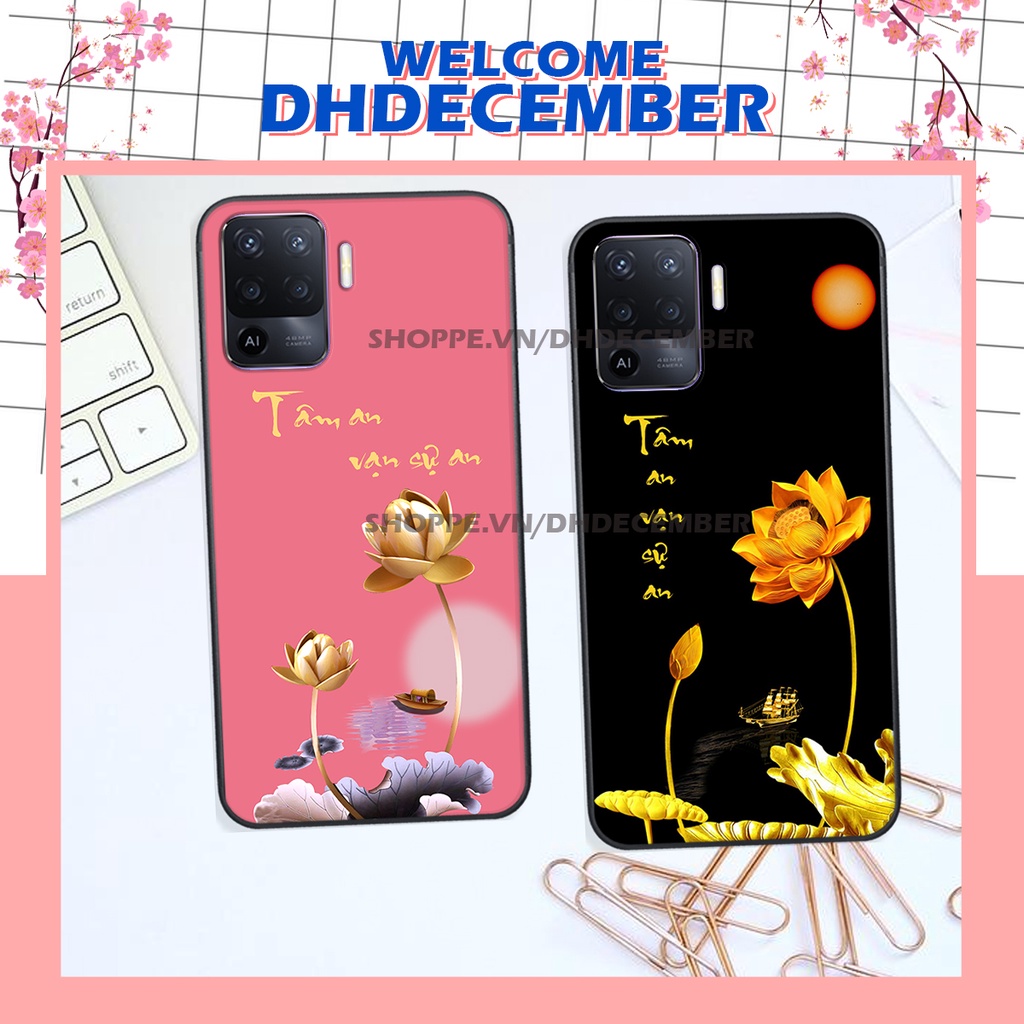Ốp lưng Oppo A94 in hình thư pháp tâm an vạn sự an ,mã đáo thành công SIÊU CHẤT