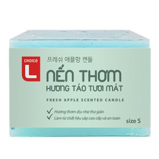 Nến Sáp Trụ Vuông Choice L Fresh Apple Hương Táo Tươi Mát Size S 200G