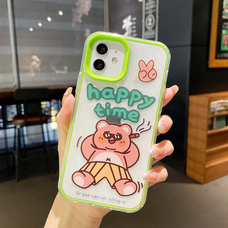 Ốp Điện Thoại Mềm Chống Sốc 3 Trong 1 Họa Tiết Khủng Long Cho iPhone 13 12 11 Pro Pro