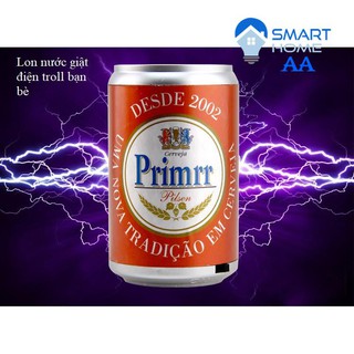 Cá Tháng Tư Đồ Chơi Troll Bạn Bè - Lon Nước Giật Điện Đồ Chơi Giật Điện Cực Vui Nhộn