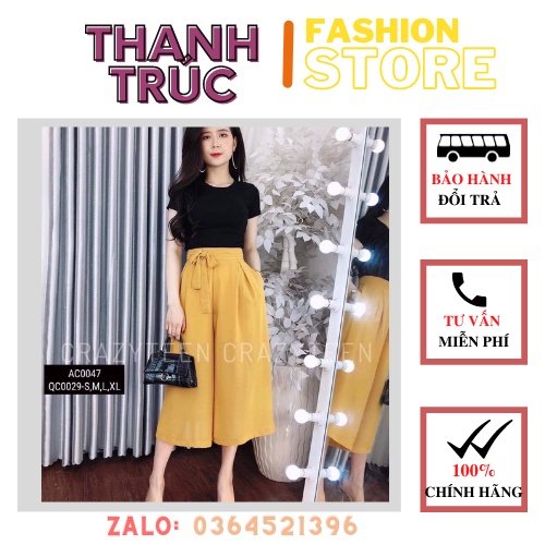 Quần Giả Váy lụa cao cấp ( ảnh thật)