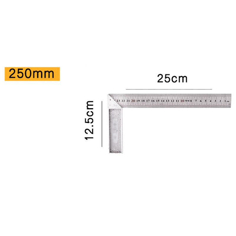 Thước đo góc hình chữ L 250mm-600mm