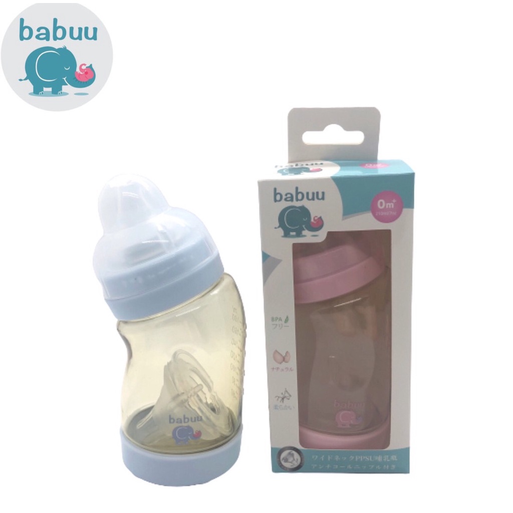 Bình sưa cổ nghiêng Babu 270ml