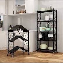 KỆ SẮT ĐỂ ĐỒ NHÀ BẾP ĐA NĂNG CÓ BÁNH XE DI CHUYỂN