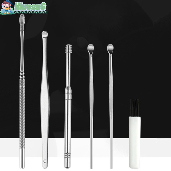 Bộ Dụng Cụ Lấy Ráy Tai Bằng Thép Không Gỉ Tiện Dụng