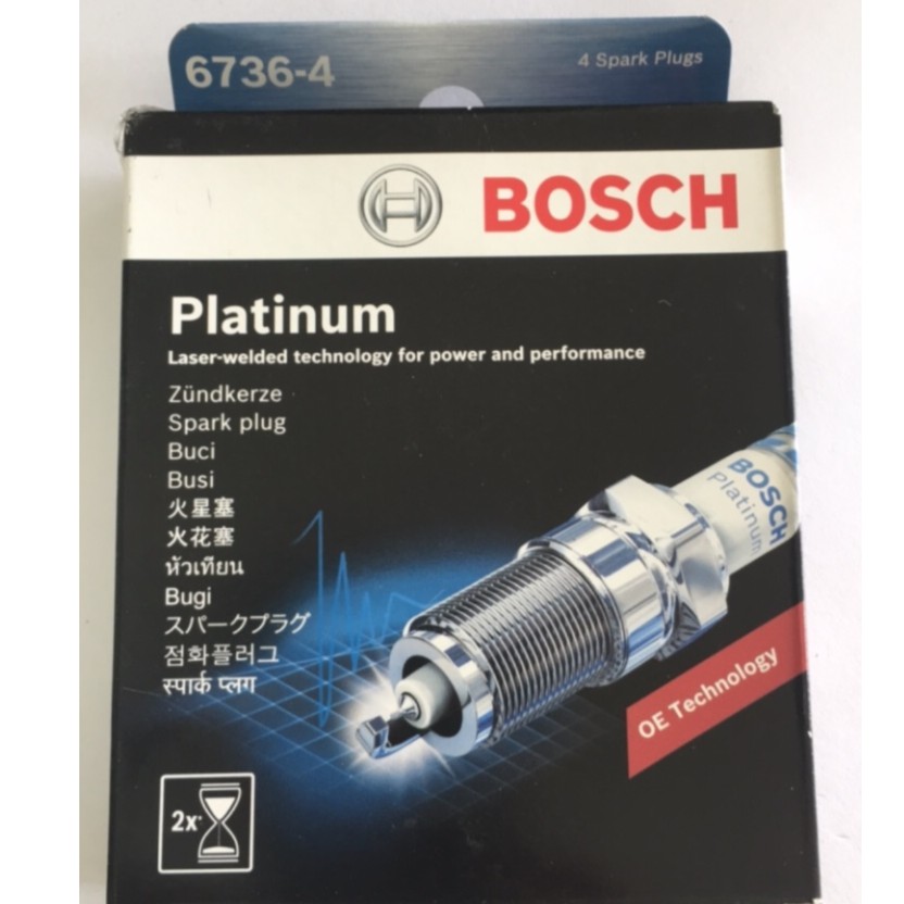 Bộ 4 Bugi Bosch  WR8DPP Platinum