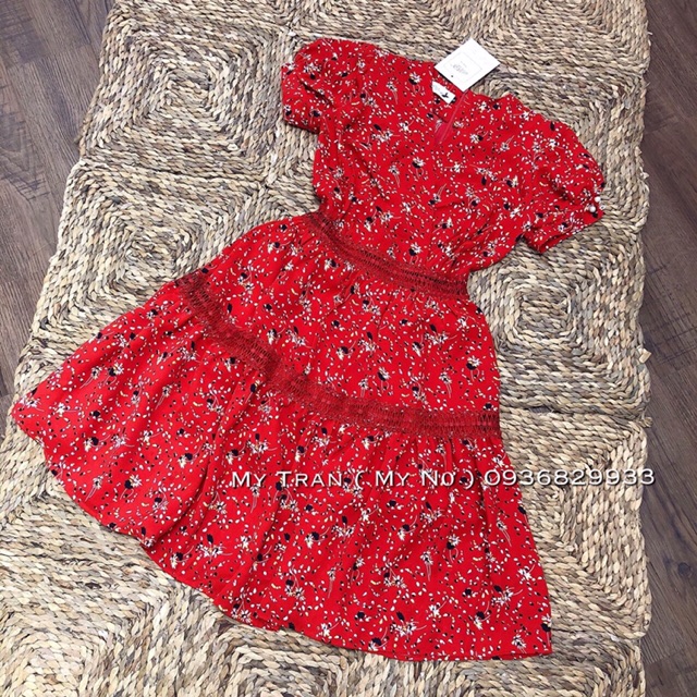 Váy hoa xoè phối eo gân ren( ảnh+video) | BigBuy360 - bigbuy360.vn