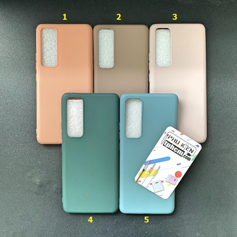 Ốp lưng Huawei Nova 7 Pro Dẻo màu trơn Siêu Cool
