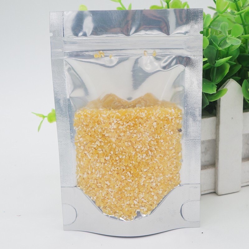 Combo 10 Túi zip bạc đáy đứng 8.5x14 cm