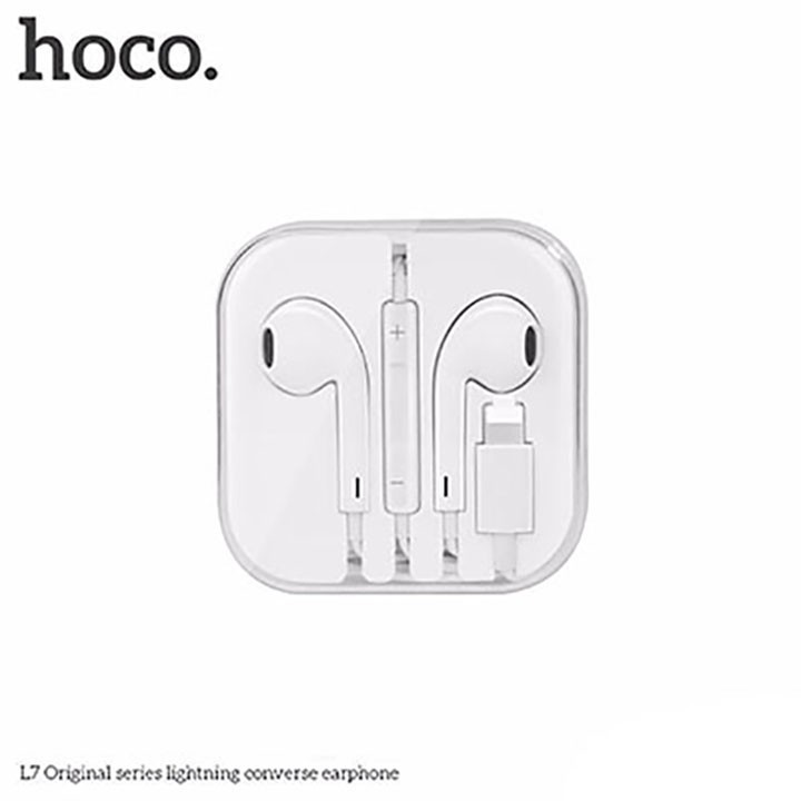 XẢ HÀNG TỒN KHO -  Tai nghe bluetooth Hoco L7 - Cổng Iphone 7 KTH12345