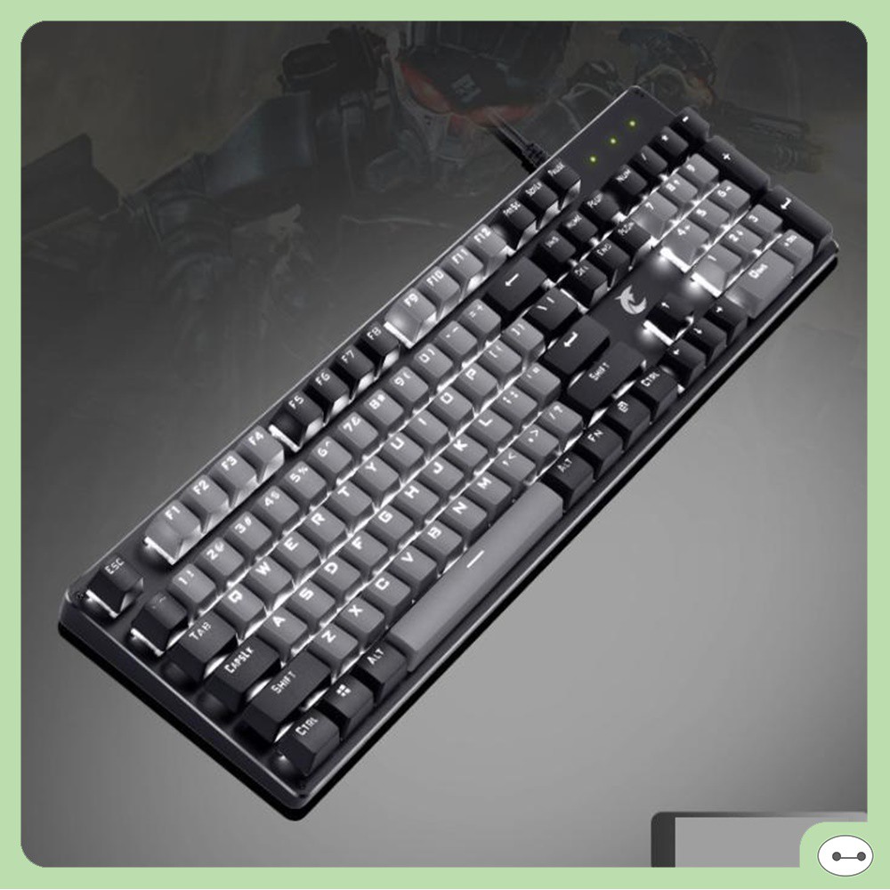 BÀN PHÍM CƠ DOLPHIN KX102 KEYCAP MIX LED TRẮNG | WebRaoVat - webraovat.net.vn