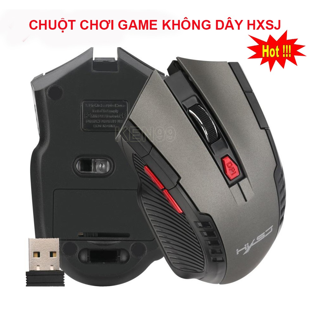 Mua Chuot Ko Day Gia Re, Chuột Chơi Game Tốt, Giá Rẻ Nhất Thị Trường, Mua Ngay Chuột Chơi Game Hxsj Siêu Nhạy, Bền Đẹp