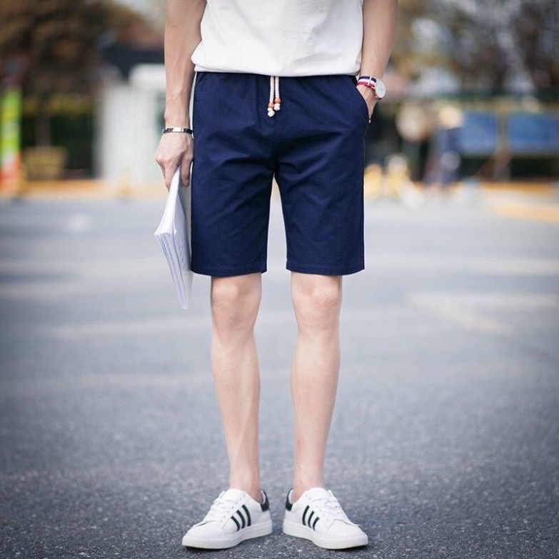 Quần short kaki lưng thun phong cách Hàn quốc | BigBuy360 - bigbuy360.vn